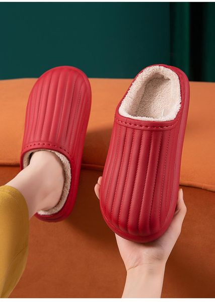 waterproof slippers eva plush cotton women thick bottom winter indoor non-slip couples home men's, Black
waterproof slippers eva plush cotton women thick bottom winter indoor non-slip couples home men's, Black