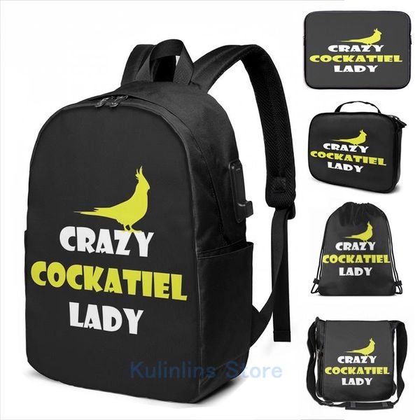 backpack funny graphic print crazy cockatiel lady usb charge men school bags women bag travel laptop
backpack funny graphic print crazy cockatiel lady usb charge men school bags women bag travel laptop