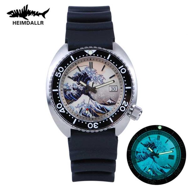 wristwatches 2021 heimdallr brand men's nh35 automatic mechanical surfing clock stainless steel waterproof luminous dial watch montre h, Slivery;brown
wristwatches 2021 heimdallr brand men's nh35 automatic mechanical surfing clock stainless steel waterproof luminous dial watch montre h, Slivery;brown
