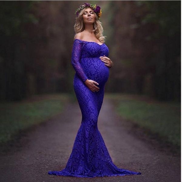 women's maternity clothing lace long-sleeve dress for pregnant elegant prom dresses po shoot white blue pregnancy gown
women's maternity clothing lace long-sleeve dress for pregnant elegant prom dresses po shoot white blue pregnancy gown