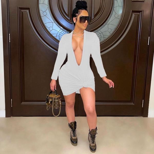 casual dresses deep v neck long sleeve for women 2021 party club outfits black white stretchy skinny mini bodycon dress vestidos, Black;gray
casual dresses deep v neck long sleeve for women 2021 party club outfits black white stretchy skinny mini bodycon dress vestidos, Black;gray