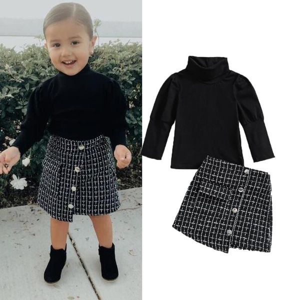 clothing sets autumn 1-4y girl dresses set baby plaid half dress long sleeve high neck knitwear turtleneck irregular hem skirt, White
clothing sets autumn 1-4y girl dresses set baby plaid half dress long sleeve high neck knitwear turtleneck irregular hem skirt, White