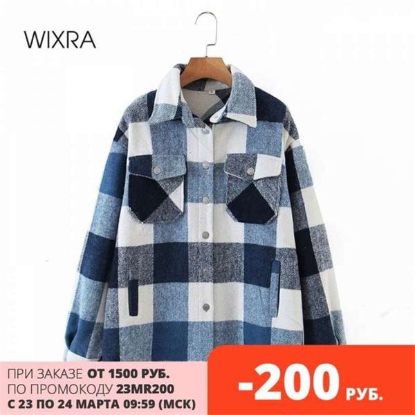shirt wixra womens plaid jacket jas ladies bags fat turn down neck plus size women's overwear, Black
shirt wixra womens plaid jacket jas ladies bags fat turn down neck plus size women's overwear, Black