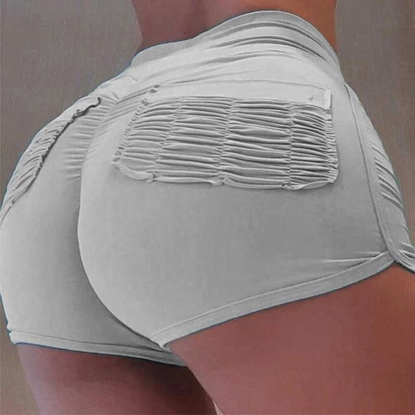 women's shorts high waist solid sports peach hip running tight women fitness jogging gym stretch clothing, White;black
women's shorts high waist solid sports peach hip running tight women fitness jogging gym stretch clothing, White;black
