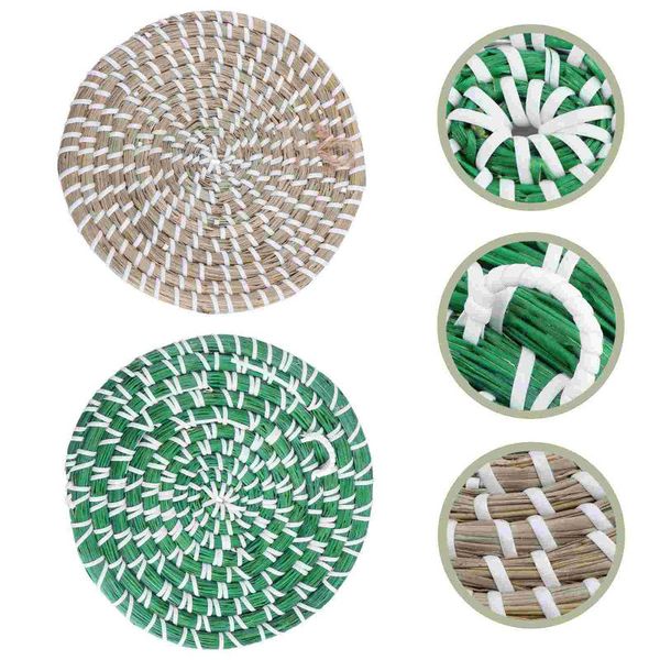 mats & pads 2pcs grass woven decorative hanging european-style ornament pan decor (20cm)
mats & pads 2pcs grass woven decorative hanging european-style ornament pan decor (20cm)