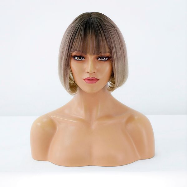 costume accessories short straight ombre gold blonde daily synthetic wigs with bangs for black white women cosplay heat resistant fiber hair, Silver
costume accessories short straight ombre gold blonde daily synthetic wigs with bangs for black white women cosplay heat resistant fiber hair, Silver
