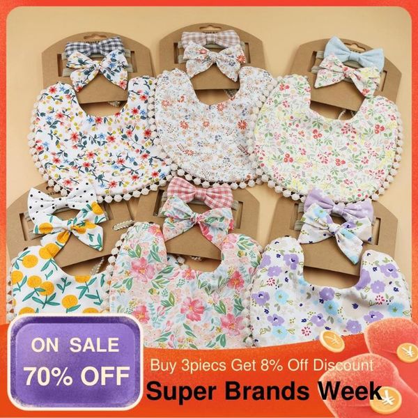 bibs & burp cloths 12 sets/lot baby boys girls headband floral dot plain print tassel dinner saliva towel vintage double side clothing stuff
bibs & burp cloths 12 sets/lot baby boys girls headband floral dot plain print tassel dinner saliva towel vintage double side clothing stuff