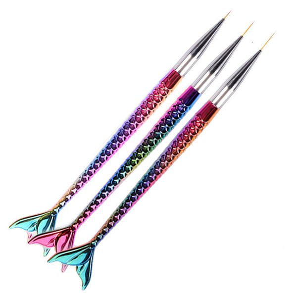 tools color manicure drawing carved mermaid pen holder 3 draw line pens 
tools color manicure drawing carved mermaid pen holder 3 draw line pens