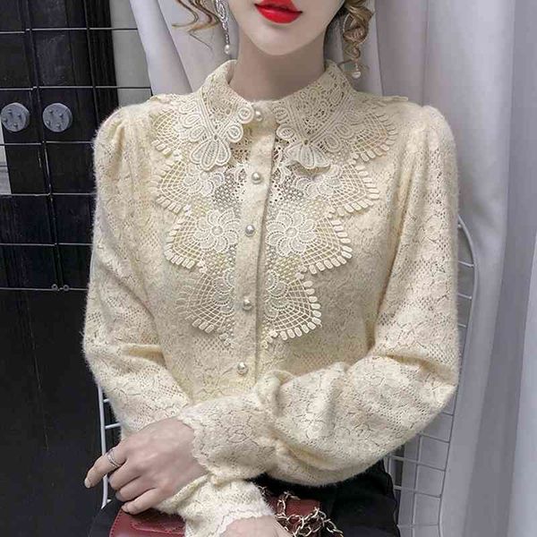 long sleeve blouse women blusas mujer de moda turn down collar hollow out lace blouse shirt women blouses blusa e245 210426, White
long sleeve blouse women blusas mujer de moda turn down collar hollow out lace blouse shirt women blouses blusa e245 210426, White