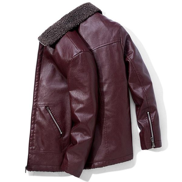 leather men's jacket winter men fleece thick warm biker coats male faux slim motorcycle jackets clothing 8xl, Black;brown
leather men's jacket winter men fleece thick warm biker coats male faux slim motorcycle jackets clothing 8xl, Black;brown