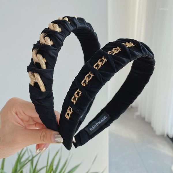 fashion hair accessories women's alloy chain headbands braided wide side knotted headband retro french face wash band girl1
fashion hair accessories women's alloy chain headbands braided wide side knotted headband retro french face wash band girl1