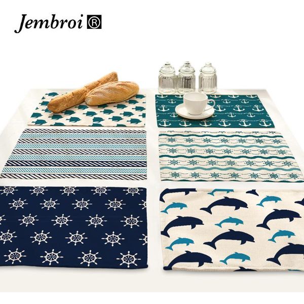 mats & pads mediterranean ocean anchor dolphin faux linen set placemats for dining table home decoration accessories kitchen
mats & pads mediterranean ocean anchor dolphin faux linen set placemats for dining table home decoration accessories kitchen