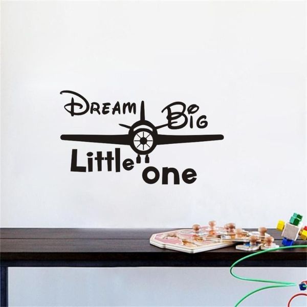 wall stickers design dream big little one airplane room decoration diy pvc art murals home decor decals
wall stickers design dream big little one airplane room decoration diy pvc art murals home decor decals