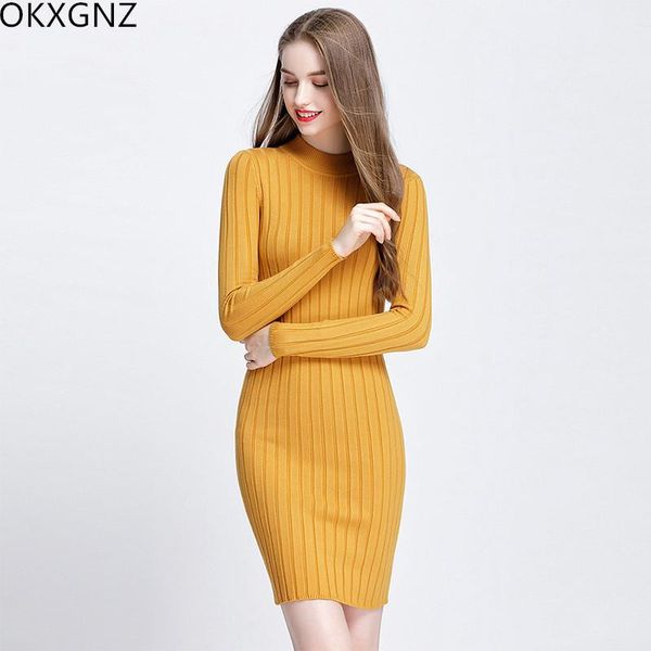 casual dresses okxgnz warm and charm women sweater dress 2021 fall winter long lurex bodycon elastic striped skinny knitted, Black;gray
casual dresses okxgnz warm and charm women sweater dress 2021 fall winter long lurex bodycon elastic striped skinny knitted, Black;gray