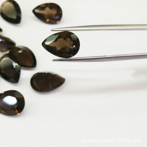 factory directly loose gemstones pear 3x5-6x8mm trillion facet cut 100% authentic natural smoke quartz crystal for jewelry making 100pcs/lot, Black
factory directly loose gemstones pear 3x5-6x8mm trillion facet cut 100% authentic natural smoke quartz crystal for jewelry making 100pcs/lot, Black