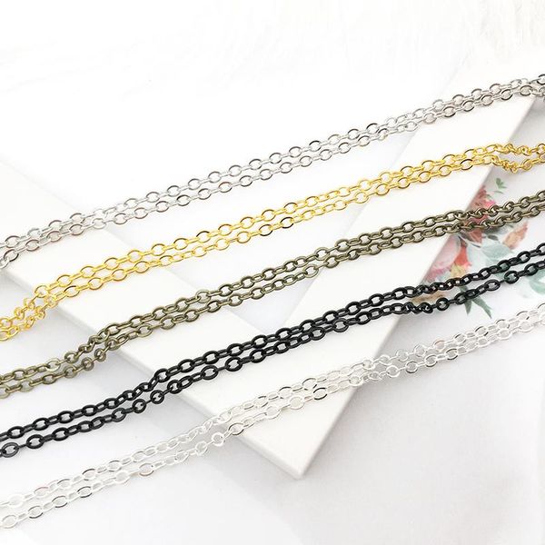 chains chain diy earrings ear clips necklace bracelet 5 meters copper 2x3mm vertical cross accessories, Silver
chains chain diy earrings ear clips necklace bracelet 5 meters copper 2x3mm vertical cross accessories, Silver