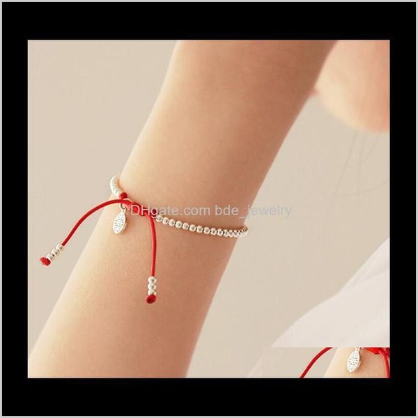 charm bracelets jewelrysale s925 sterling sier beads bracelet handmade lucky red rope bangle njewelry dff0550 drop delivery 2021 p4mhi, Golden;silver
charm bracelets jewelrysale s925 sterling sier beads bracelet handmade lucky red rope bangle njewelry dff0550 drop delivery 2021 p4mhi, Golden;silver