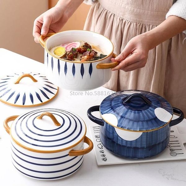 bowls underglaze ceramic double ears large soup bowl with lid home nordic creative japanese noodle
bowls underglaze ceramic double ears large soup bowl with lid home nordic creative japanese noodle