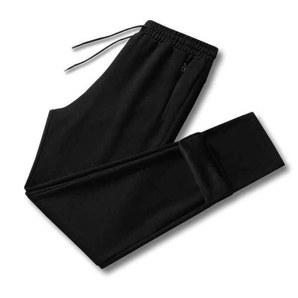 men's pants oukaboni autumn casual pure cotton tousers straight loose large padded, Black
men's pants oukaboni autumn casual pure cotton tousers straight loose large padded, Black