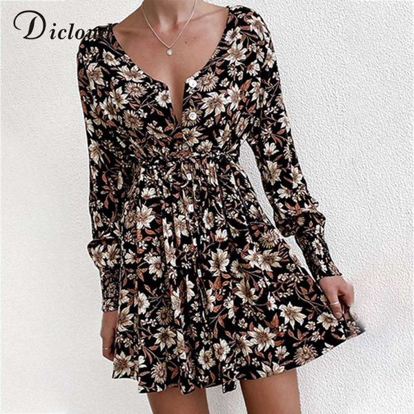 casual dresses sets dicloud women flower printer boho party v-neck long mouths lent clothing with taille tie elegant day dress 2021 fber, Black;gray
casual dresses sets dicloud women flower printer boho party v-neck long mouths lent clothing with taille tie elegant day dress 2021 fber, Black;gray