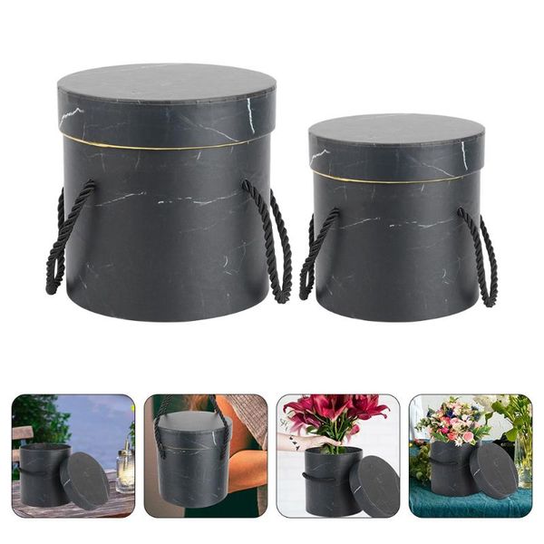 gift wrap 2pcs flower storage buckets round exquisite boxes handheld
gift wrap 2pcs flower storage buckets round exquisite boxes handheld