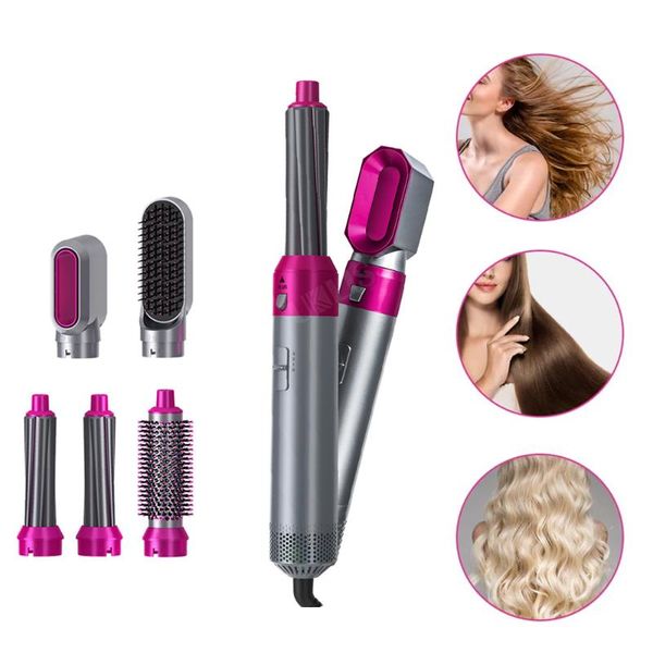 electric hair brushes air brush set, 5 in 1 blowout with interchangeable head, volumizer negative ion curler straightener
electric hair brushes air brush set, 5 in 1 blowout with interchangeable head, volumizer negative ion curler straightener