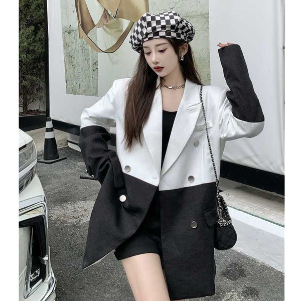 women's suits & blazers high-quality elegant spring and autumn fashion casual self-cultivation small fragrance office business jacket b, White;black
women's suits & blazers high-quality elegant spring and autumn fashion casual self-cultivation small fragrance office business jacket b, White;black