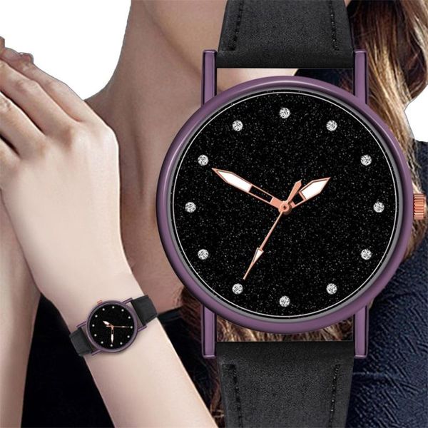 Ladies Luxury Quartz Watch PU Leather Band Black Dial Female Fashion 2021 Casual Bracelet Clock Montre Femme Wristwatches, Slivery;brown
Ladies Luxury Quartz Watch PU Leather Band Black Dial Female Fashion 2021 Casual Bracelet Clock Montre Femme Wristwatches, Slivery;brown