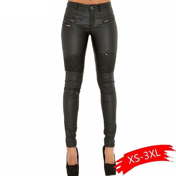 women's pants & capris faux leather women elastic zipper trousers 2021 leren broeken, Black;white
women's pants & capris faux leather women elastic zipper trousers 2021 leren broeken, Black;white