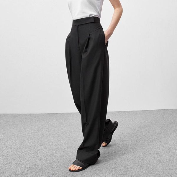 women's pants & capris restve pleated palazzo women high waist loose floor length trousers office ladies work wear solid summer casual, Black;white
women's pants & capris restve pleated palazzo women high waist loose floor length trousers office ladies work wear solid summer casual, Black;white