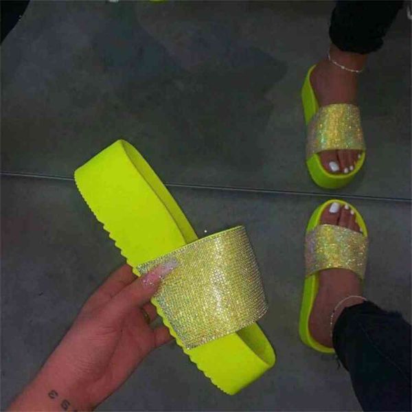 aaa quality wholesale indoor wild fashion ladies spring summer women waterproof platform thick bottom rhinestone slippers candy-colored beac, Black
aaa quality wholesale indoor wild fashion ladies spring summer women waterproof platform thick bottom rhinestone slippers candy-colored beac, Black