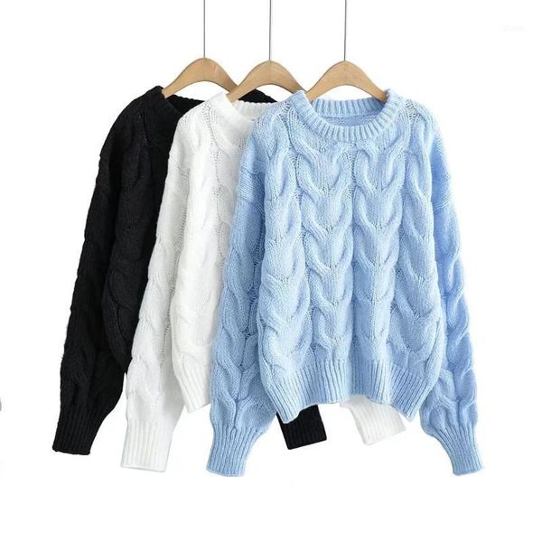 women's sweaters autumn and winter round neck solid color loose slimming hollow short long-sleeved knitted sweater, White;black
women's sweaters autumn and winter round neck solid color loose slimming hollow short long-sleeved knitted sweater, White;black
