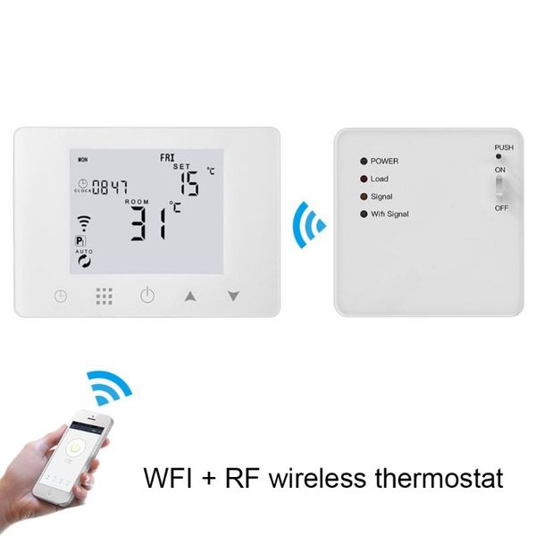 smart home control wifi thermostat wall-hung tuya app phone gas boilers and plumbing electric heating temperature controller
smart home control wifi thermostat wall-hung tuya app phone gas boilers and plumbing electric heating temperature controller