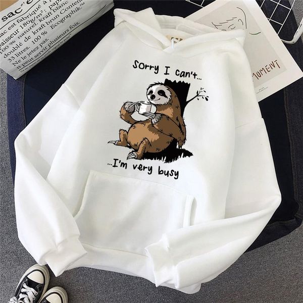 women's hoodies & sweatshirts hoodie ladies casual sloth animal women pullover thicken pocket fashion long sleeve print graphic female, Black
women's hoodies & sweatshirts hoodie ladies casual sloth animal women pullover thicken pocket fashion long sleeve print graphic female, Black