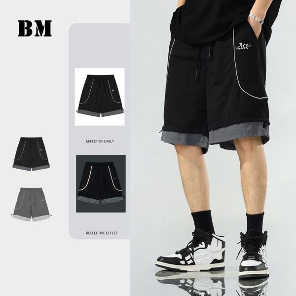 summer fashion plus size reflective hip hop sports casual shorts harajuku running basketball patchwork oversized sweatpants men men's, White;black
summer fashion plus size reflective hip hop sports casual shorts harajuku running basketball patchwork oversized sweatpants men men's, White;black