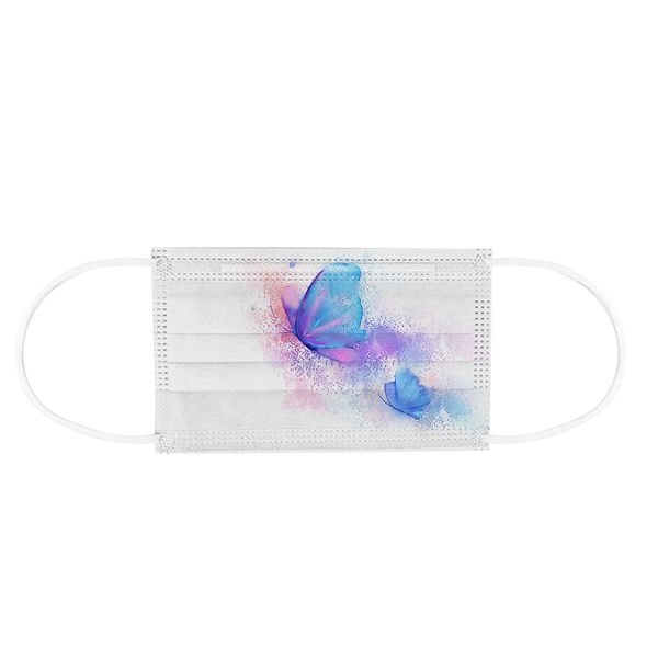 butterfly printing color three-layer disposable melt blown thick mask pack of 50 pieces
butterfly printing color three-layer disposable melt blown thick mask pack of 50 pieces