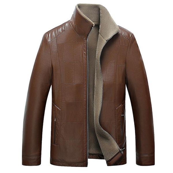 men's fur & faux autumn and winter leather clothing men plus velvet thickening vintage retro patchwork jacket casual coats lj0627, Black
men's fur & faux autumn and winter leather clothing men plus velvet thickening vintage retro patchwork jacket casual coats lj0627, Black