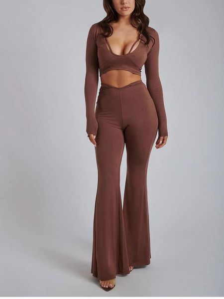 women's two piece pants long sleeve crop and flare women 2 lounge sets outfits tracksuit, White
women's two piece pants long sleeve crop and flare women 2 lounge sets outfits tracksuit, White