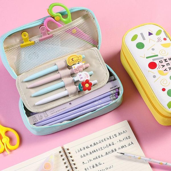 pencil cases large capacity canvas case cute multi-layer kids stationery box school cartoon bags d50
pencil cases large capacity canvas case cute multi-layer kids stationery box school cartoon bags d50