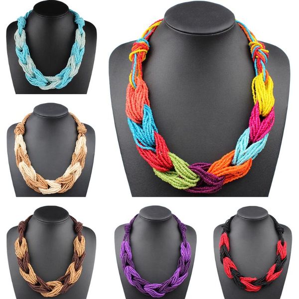 chokers 2021 bohemian necklace women strand woven handmade ethnic small bead fashion choker necklaces vintage boho jewelry accessories, Golden;silver
chokers 2021 bohemian necklace women strand woven handmade ethnic small bead fashion choker necklaces vintage boho jewelry accessories, Golden;silver