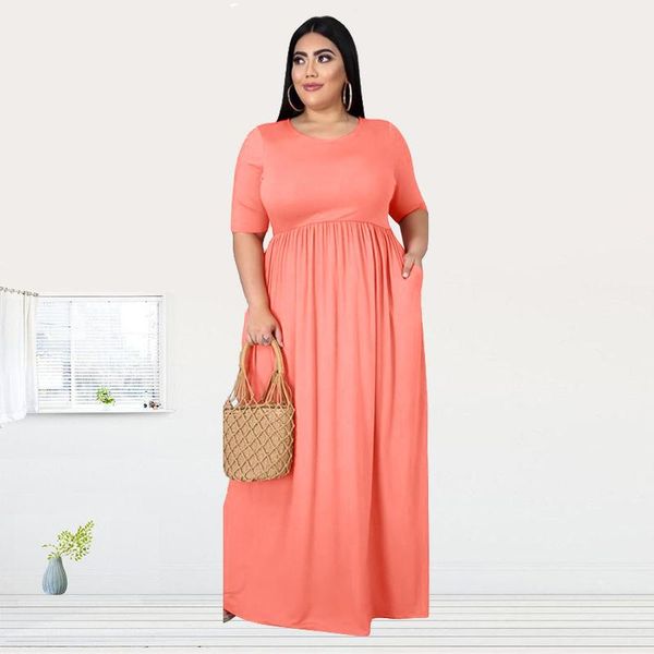 casual dresses scstronger plus size women dress solid color loose large swing short sleeve streetwear female outfits, Black;gray
casual dresses scstronger plus size women dress solid color loose large swing short sleeve streetwear female outfits, Black;gray