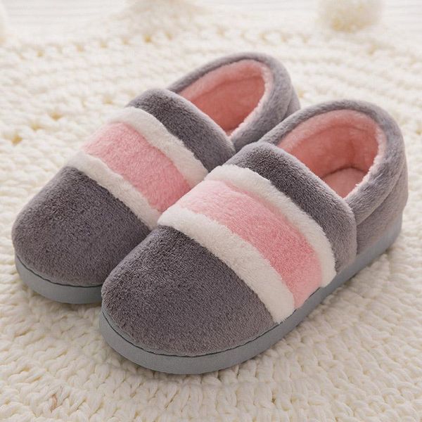 slippers winter women plush furry soft warm ladies slip on comfort striped house shoes cover heel female cute bedroom, Black
slippers winter women plush furry soft warm ladies slip on comfort striped house shoes cover heel female cute bedroom, Black