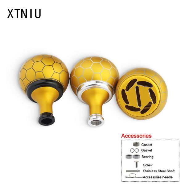 alloy alluminum fishing handle knob diameter 38mm with shaft bearing gasket for reel tool baitcasting reels
alloy alluminum fishing handle knob diameter 38mm with shaft bearing gasket for reel tool baitcasting reels