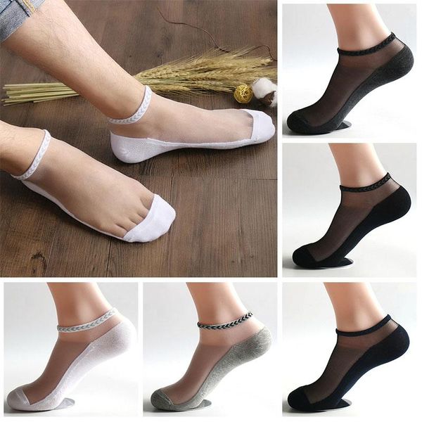 men's socks 1 pair ultra-thin ice silk breathable sock summer cotton bottom business teen short tube low cut insible, Black
men's socks 1 pair ultra-thin ice silk breathable sock summer cotton bottom business teen short tube low cut insible, Black
