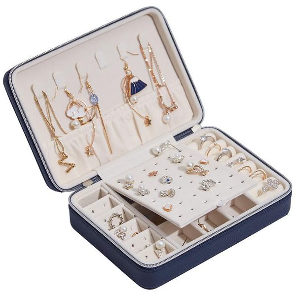 jewelry pouches, bags korean storage display with zipper safety portable leather box, Pink;blue
jewelry pouches, bags korean storage display with zipper safety portable leather box, Pink;blue