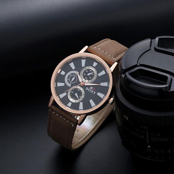 wristwatches fashion mens watchesbusiness sport quartz wrist watch leather watchband relogio masculino, Slivery;brown
wristwatches fashion mens watchesbusiness sport quartz wrist watch leather watchband relogio masculino, Slivery;brown
