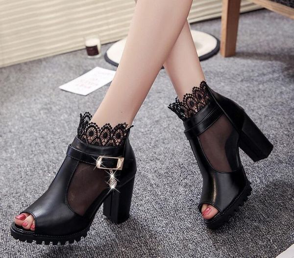 dress shoes peep summer mesh toe sandals women breathable heels single shoes in europe america pumps gauze mujer g4m3, Black
dress shoes peep summer mesh toe sandals women breathable heels single shoes in europe america pumps gauze mujer g4m3, Black