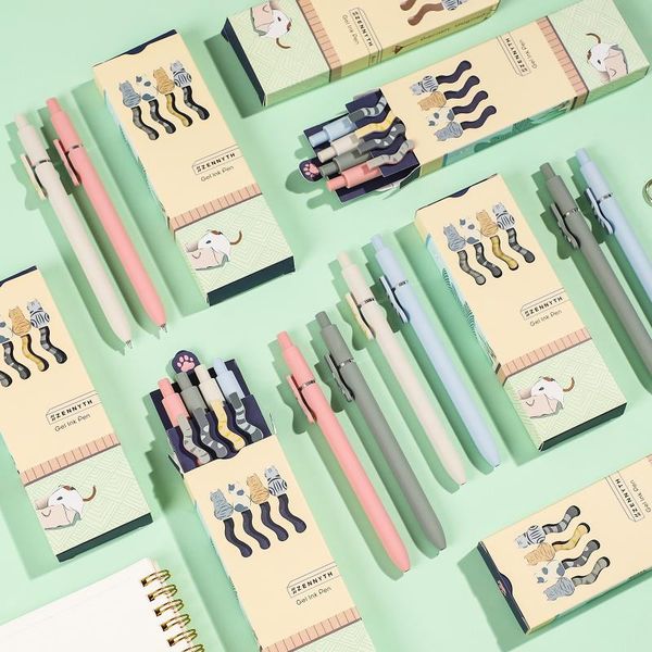 gel pens jianwu 4pcs/set cute cat cartoons pen 0.5mm black ink retractable ballpoint exam for writing kawaii stationery supplies
gel pens jianwu 4pcs/set cute cat cartoons pen 0.5mm black ink retractable ballpoint exam for writing kawaii stationery supplies