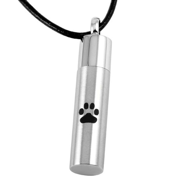 pendant necklaces dog cat pet memorial cremation jewelry for ashes stainless steel cylinder tube keepsake urn necklace men women, Silver
pendant necklaces dog cat pet memorial cremation jewelry for ashes stainless steel cylinder tube keepsake urn necklace men women, Silver