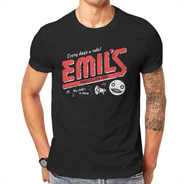 men's t-shirts nier automata video game tshirt for men the travelling cart soft casual tee t shirt novelty design loose, White;black
men's t-shirts nier automata video game tshirt for men the travelling cart soft casual tee t shirt novelty design loose, White;black
